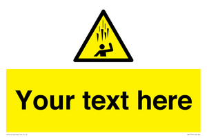 Custom Falling Ice sign